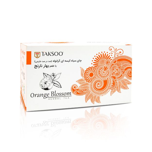 چای بهار نارنج تکسو کیسه‌ای چای سیاه گرانوله ،بسته بندی‌ 25 عددی
